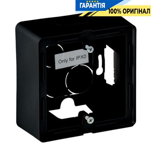 Коробка накладного монтажу 1п. Legrand Valena Life Black 754066, чорний матовий | ELECTRICA.NET.UA