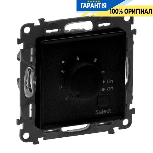 Термостат теплого пола Legrand Valena Life Black 756334, черный матовый | ELECTRICA.NET.UA