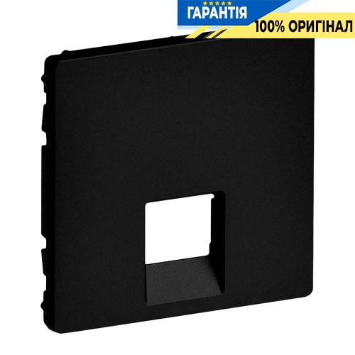 Лицевая панель розетки RJ11 Legrand Valena Life Black 756412, черный матовый | ELECTRICA.NET.UA