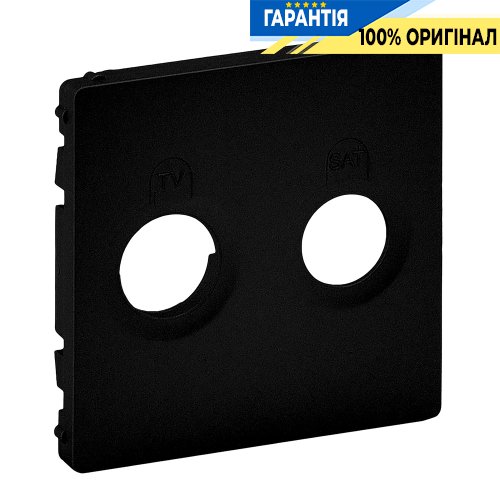 Лицевая панель розетки Tv-Sat Legrand Valena Life Black 756822, черный матовый | ELECTRICA.NET.UA