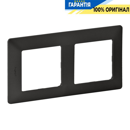 Рамка 2-постовая Legrand Valena Life 754272, графит | ELECTRICA.NET.UA