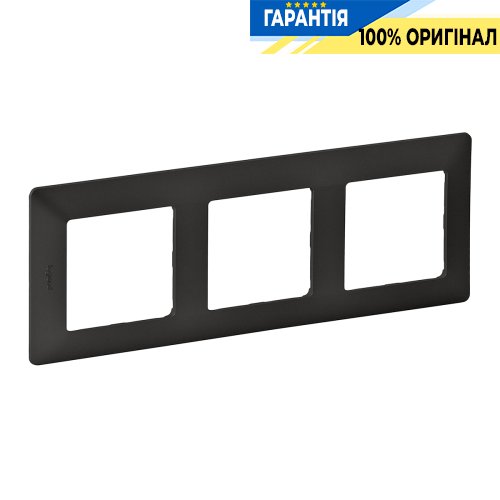 Рамка 3-постова Legrand Valena Life 754273, графіт | ELECTRICA.NET.UA