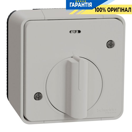 Вимикач із таймером IP55, зовнішній монтаж, білий, Schneider Electric Mureva Styl MUR39067 | ELECTRICA.NET.UA