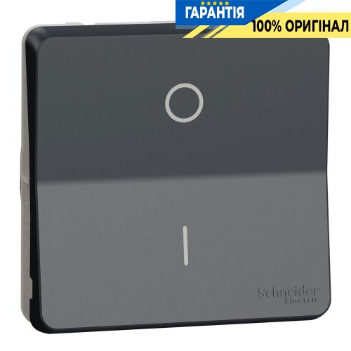 Механизм переключателя 2-полюсный IP55, черный, Schneider Electric Mureva Styl MUR35034 | ELECTRICA.NET.UA
