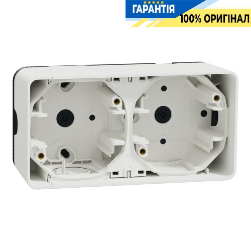 Двухместный бокс наружный монтаж IP55, белый, Schneider Electric Mureva Styl MUR39914 | ELECTRICA.NET.UA
