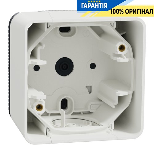 Одноместный бокс наружный монтаж IP55, белый, Schneider Electric Mureva Styl MUR39911 | ELECTRICA.NET.UA