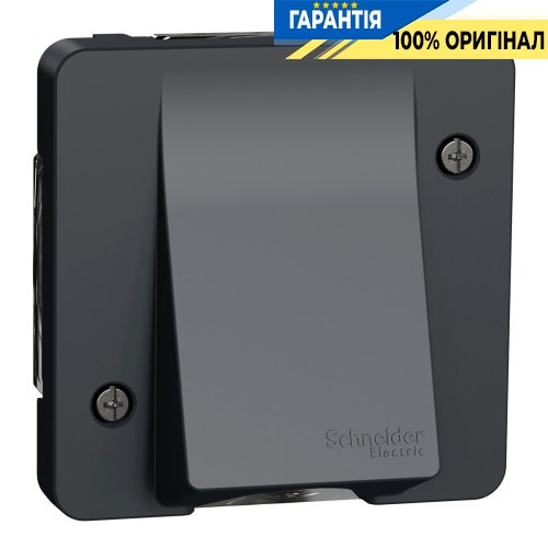 Механізм виведення кабелю, IP55, чорний, Schneider Electric Mureva Styl, MUR37931 | ELECTRICA.NET.UA