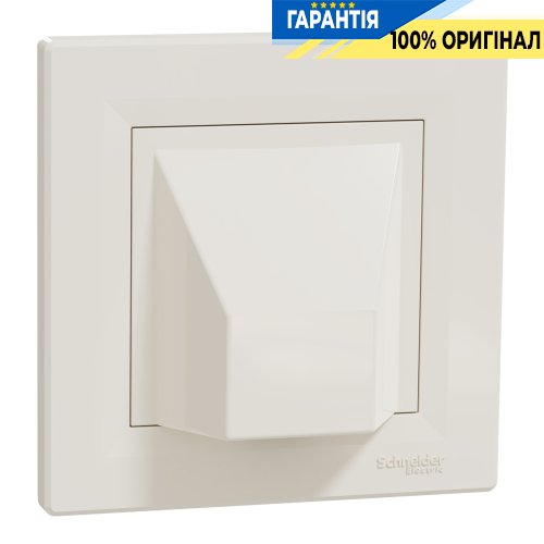 Розетка для кабельного вывода, Schneider Electric Asfora, (крем) EPH5500123 | ELECTRICA.NET.UA