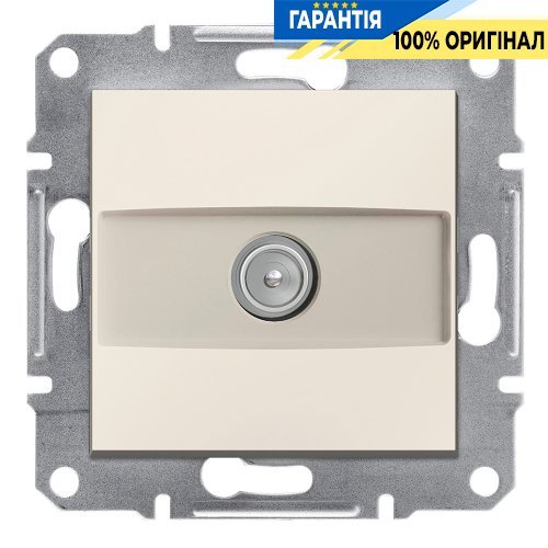 Розетка TV кінцева (1 дБ) Schneider Electric Asfora EPH3270123, крем (без рамки) | ELECTRICA.NET.UA