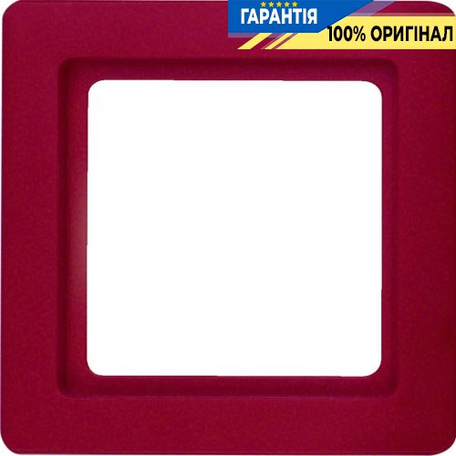 Рамка 1-кратная, красная, «Q.1» Berker 10116062