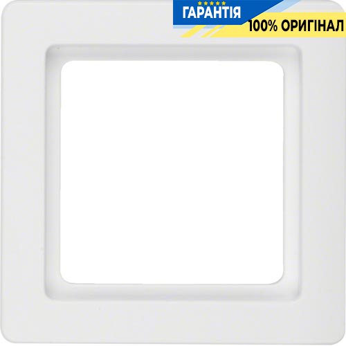 Рамка 1-кратная, полярная белизна, «Q.1» Berker 10116089