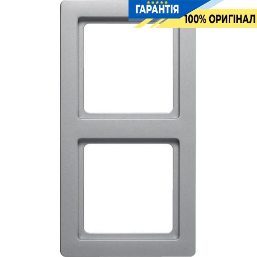 Рамка 2-кратная, алюминий, «Q.1» Berker 10126084