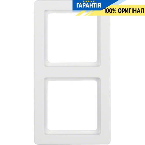 Рамка 2-кратна, полярна білизна, Berker Q.1 10126089