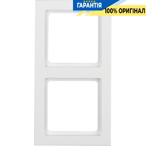 Рамка 2-кратна, полярна білизна, Berker Q.3 10126099