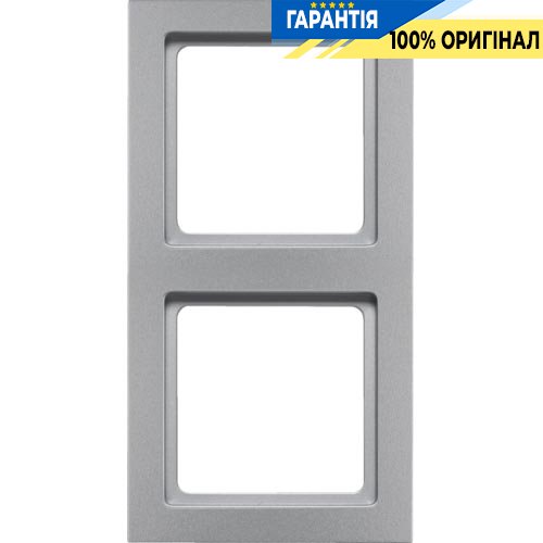 Рамка 2-кратна, алюміній, Berker «Q.3» 10126094