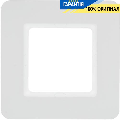 Рамка 1-а пластик полярна білизна Berker Q.7 10116189