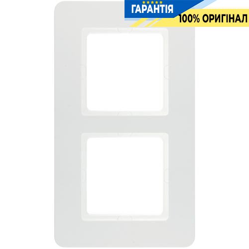 Рамка 2-я пластик полярная белизна Q.7, Berker 10126189