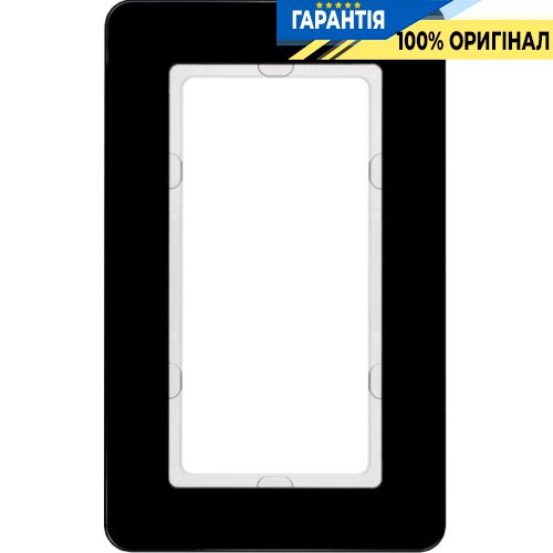 Рамка 2-я с большим отверстием стекло/черный Q.7, Berker 13096076