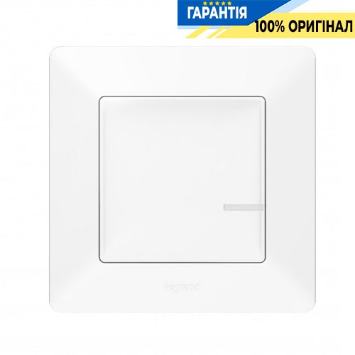 Розумний провідний вимикач освітлення з опцією світлорегулювання Legrand Valena Life with Netatmo 752184, білий