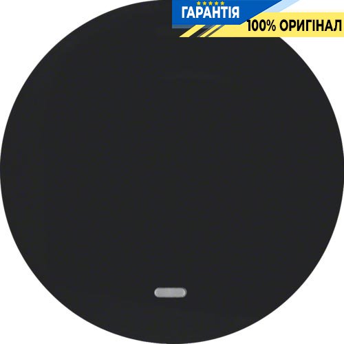 Клавиша 1-я с линзой, чёрный (глянцевый), R.1, R.3, Berker 16212045