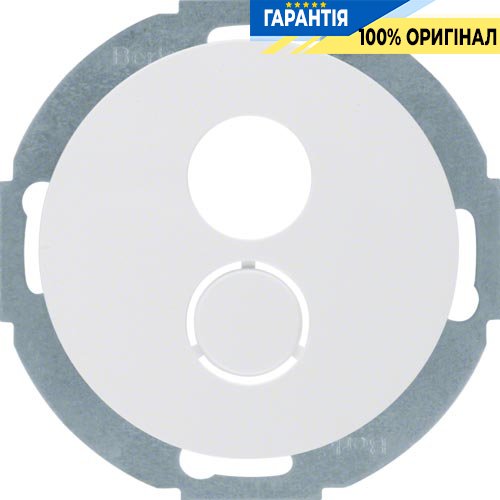 Панель розетки акустичної Berker Serie R.Classic 11962079, полярна білизна