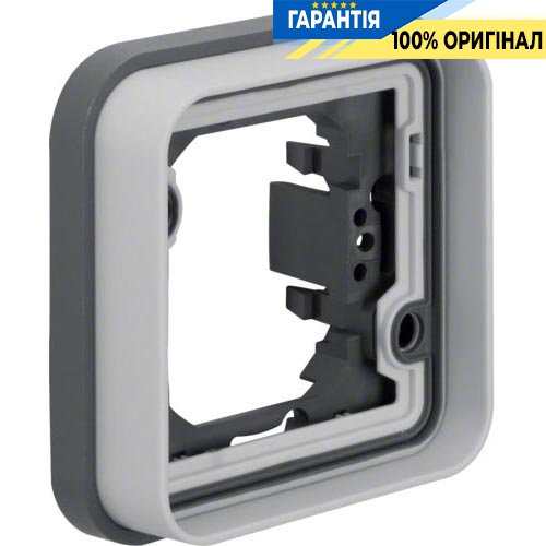 Рамка 1Х для в/у, сірий, Berker W.1 13283505