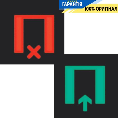 Плівка 2-кольорова для LED-сигналу з символом «Чекайте/Заходьте» Berker 19058012