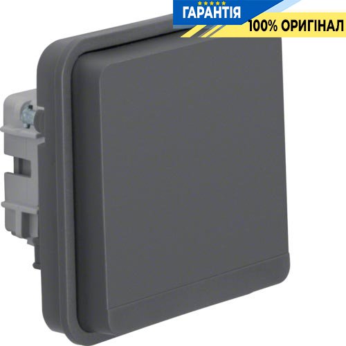 Вставка розетки с з/к с защитой от детей, серый, 16А/250В W.1 Berker 47063515