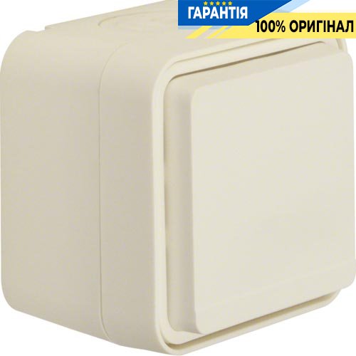 Розетка з з/к IP55, полярно біла, 16А/250В Berker W.1 47403512