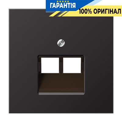 Панель розетки TF/PC 2-я Jung AL 2969-2 UA D Dark