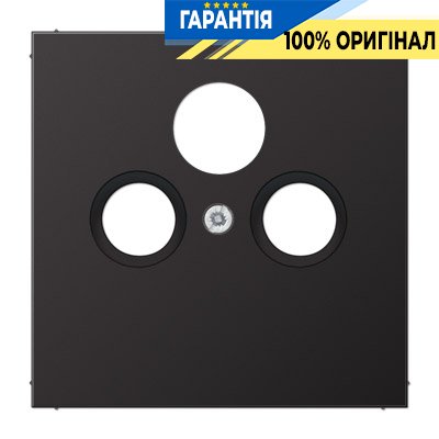 Панель розетки TV+R(SAT) Jung AL2990SATD Dark