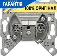 Механізм розетки телевізійної TV+R прохідний Jung FS12