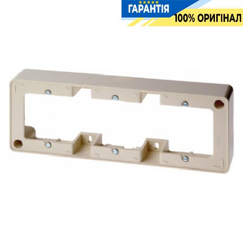 Рамка для наружного монтажа 3-а белая, ARSYS, Berker 10310002