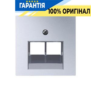 Лицевая панель TF/PC 2-я Jung A569-2PLUAAL алюминий