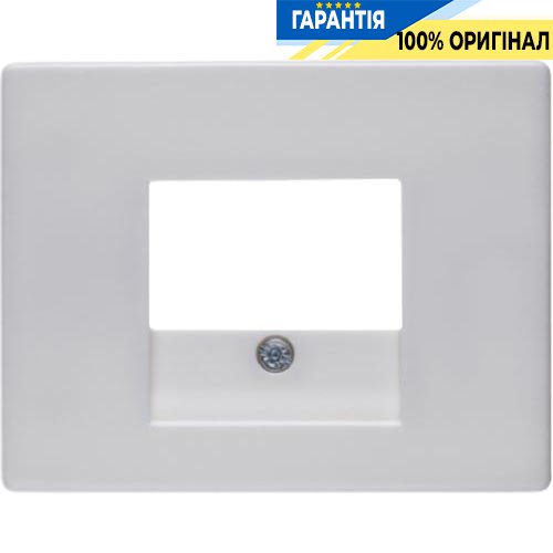 Накладка для розеток громкоговорителей, пол. белая, ARSYS, Berker 10350169