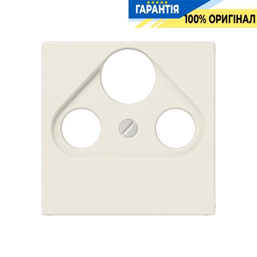 Панель розетки TV+R+SAT Jung A561BFPLSAT слоновая кость