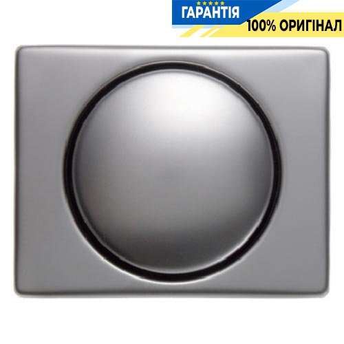 Накладка для поворотного диммера, нержавеющая сталь, ARSYS Berker 11340004