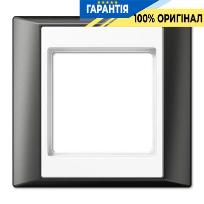 Рамка 1-я Jung AP581ANTWW антрацит-белый