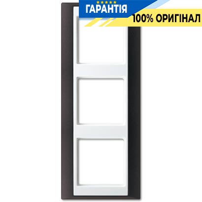 Рамка 3-я Jung AP583ANTWW антрацит-белый
