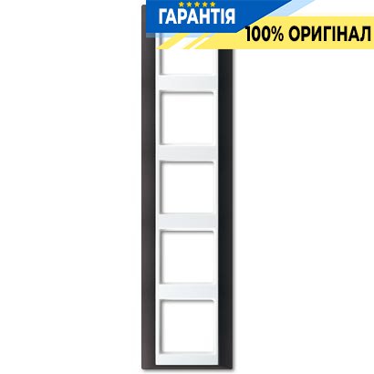 Рамка 5-а Jung AP585ANTWW антрацит-білий