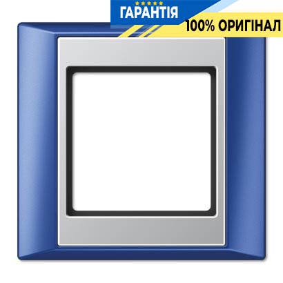 Рамка 1-а Jung AP581BLAL синій-алюміній