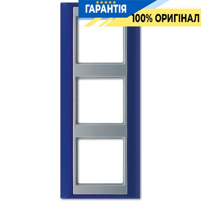 Рамка 3-я Jung AP583BLAL синий-алюминий