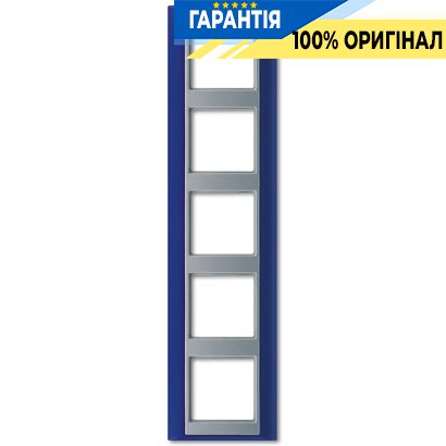 Рамка 5-я Jung AP585BLAL синий-алюминий