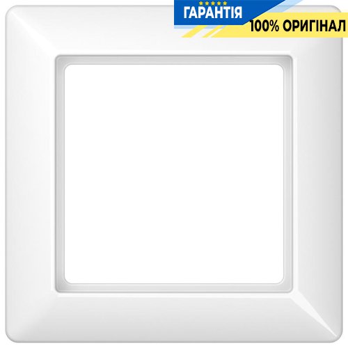 Рамка 1-я Jung AS581WW белый