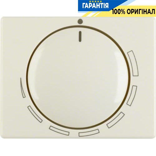 Центральная панель для регулятора числа оборотов, белый глянцевый, «Arsys» Berker 11350022