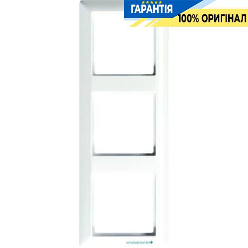 Рамка 3-я Jung ABAS583WW белый