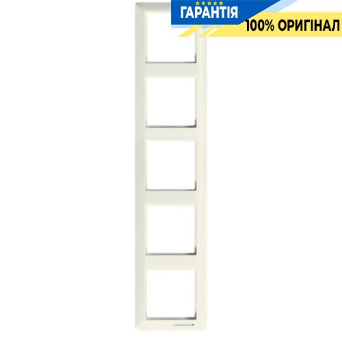 Рамка 5-а Jung ABAS585 слонова кістка