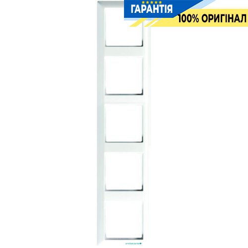 Рамка 5-а Jung ABAS585WW білий