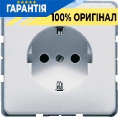 Розетка із заземленням Jung CD520LG світло-сірий
