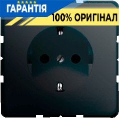 Розетка с заземлением Jung CD520SW черный
